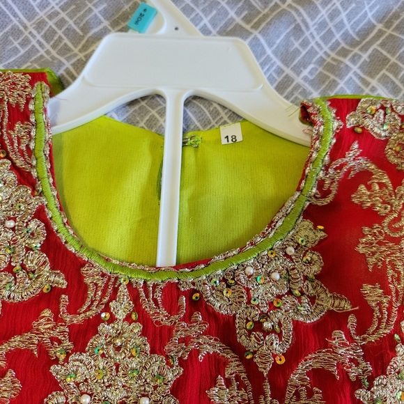 Pakistani/indian outfit - toddler girl 2T or 3T - size 18 - Picture 3 of 11